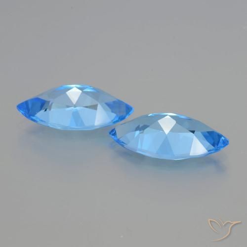 Shop natural 8.79ct Bleu Suisse Topaze gems, Marquise, from Brésil at GemSelect. In stock, global shipping!