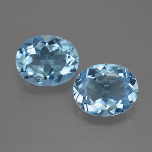 Shop natural 6.20ct Bleu Suisse Topaze gems, ovale, from Brésil at GemSelect. In stock, global shipping!