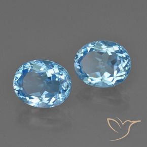 Shop natural 6.57ct Bleu Suisse Topaze gems, ovale, from Brésil at GemSelect. In stock, global shipping!