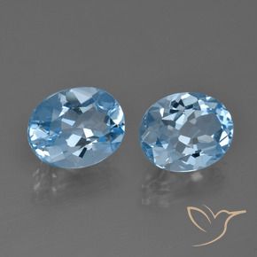 Shop natural 6.30ct Bleu ciel Topaze gems, ovale, from Brésil at GemSelect. In stock, global shipping!