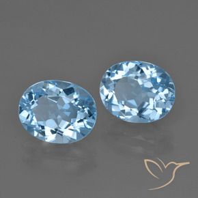 Shop natural 6.91ct Bleu ciel Topaze gems, ovale, from Brésil at GemSelect. In stock, global shipping!