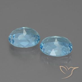 Shop natural 6.98ct Bleu ciel Topaze gems, ovale, from Brésil at GemSelect. In stock, global shipping!