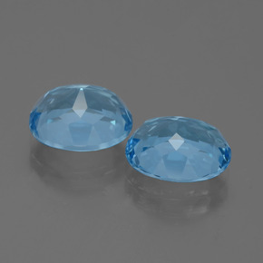 Achetez naturel 7,36ct bleue topaze gems, coupe ovale, en provenance brésil chez gemselect. en stock, livraison internationale!