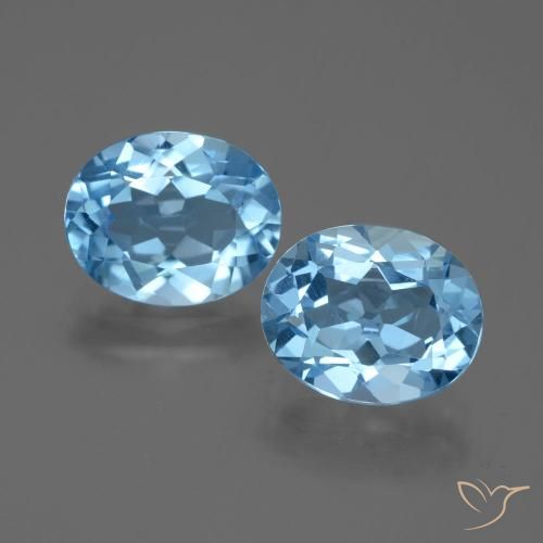 Shop natural 6.17ct Bleu Suisse Topaze gems, ovale, from Brésil at GemSelect. In stock, global shipping!