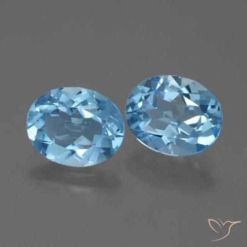 Shop natural 6.17ct Bleu Suisse Topaze gems, ovale, from Brésil at GemSelect. In stock, global shipping!