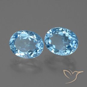Shop natural 6.31ct Bleu ciel Topaze gems, ovale, from Brésil at GemSelect. In stock, global shipping!