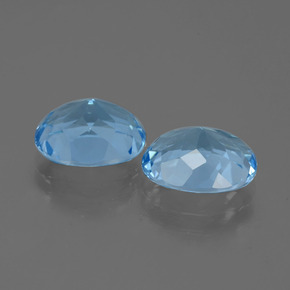 Achetez naturel 6,56ct bleue topaze gems, coupe ovale, en provenance brésil chez gemselect. en stock, livraison internationale!