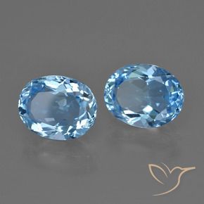 Shop natural 6.14ct Bleu ciel Topaze gems, ovale, from Brésil at GemSelect. In stock, global shipping!