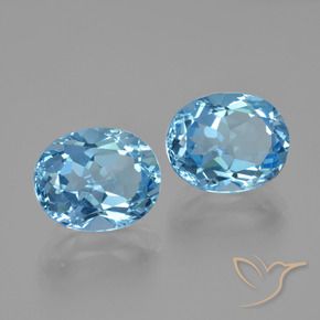 Shop natural 6.21ct Bleu ciel Topaze gems, ovale, from Brésil at GemSelect. In stock, global shipping!
