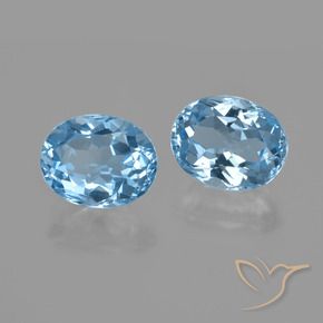 Shop natural 6.34ct Bleu ciel Topaze gems, ovale, from Brésil at GemSelect. In stock, global shipping!