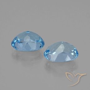 Shop natural 6.34ct Bleu ciel Topaze gems, ovale, from Brésil at GemSelect. In stock, global shipping!