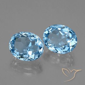 Shop natural 6.76ct Bleu ciel Topaze gems, ovale, from Brésil at GemSelect. In stock, global shipping!