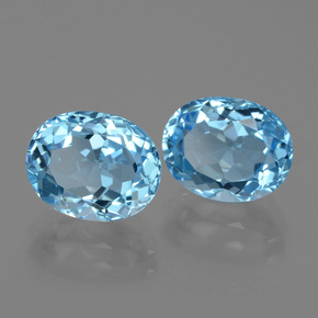 Achetez naturel 6,88ct bleue topaze gems, coupe ovale, en provenance brésil chez gemselect. en stock, livraison internationale!