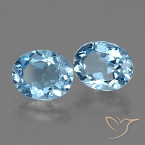 Shop natural 6.22ct Bleu ciel Topaze gems, ovale, from Brésil at GemSelect. In stock, global shipping!