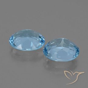 Shop natural 6.22ct Bleu ciel Topaze gems, ovale, from Brésil at GemSelect. In stock, global shipping!