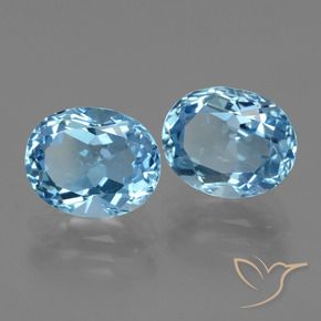 Shop natural 6.98ct Bleu Suisse Topaze gems, ovale, from Brésil at GemSelect. In stock, global shipping!