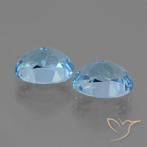Shop natural 6.98ct Bleu Suisse Topaze gems, ovale, from Brésil at GemSelect. In stock, global shipping!