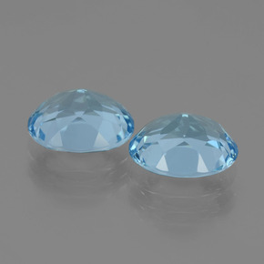 Achetez naturel 6,47ct bleue topaze gems, coupe ovale, en provenance brésil chez gemselect. en stock, livraison internationale!