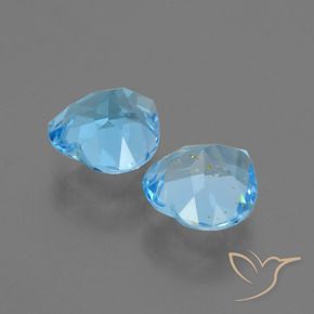 Shop natural 5.98ct Bleu ciel Topaze gems, Cœur, from Brésil at GemSelect. In stock, global shipping!