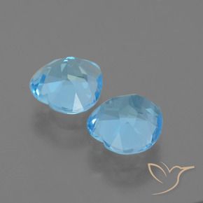 Shop natural 6.01ct Bleu ciel Topaze gems, Cœur, from Brésil at GemSelect. In stock, global shipping!