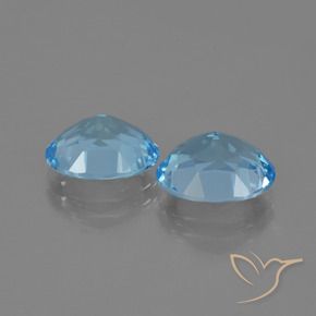 Shop natural 6.34ct Bleu Suisse Topaze gems, ovale, from Brésil at GemSelect. In stock, global shipping!