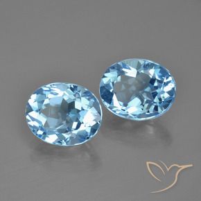 Shop natural 7.15ct Bleu Suisse Topaze gems, ovale, from Brésil at GemSelect. In stock, global shipping!