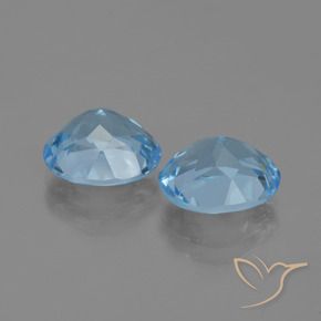 Shop natural 7.15ct Bleu Suisse Topaze gems, ovale, from Brésil at GemSelect. In stock, global shipping!