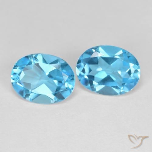 Shop natural 4.33ct Bleu Suisse Topaze gems, ovale, from Brésil at GemSelect. In stock, global shipping!