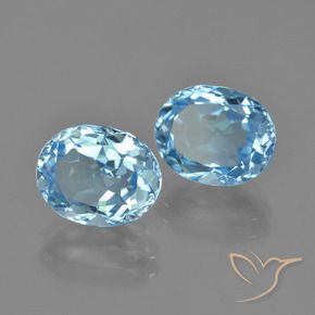 Shop natural 6.51ct Bleu ciel Topaze gems, ovale, from Brésil at GemSelect. In stock, global shipping!