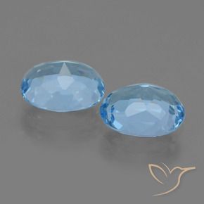 Shop natural 6.52ct Bleu Suisse Topaze gems, ovale, from Brésil at GemSelect. In stock, global shipping!