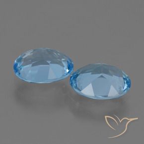 Shop natural 6.40ct Bleu ciel Topaze gems, ovale, from Brésil at GemSelect. In stock, global shipping!