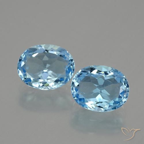 Shop natural 6.74ct Bleu Suisse Topaze gems, ovale, from Brésil at GemSelect. In stock, global shipping!