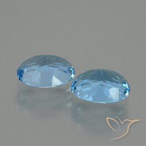 Shop natural 6.74ct Bleu Suisse Topaze gems, ovale, from Brésil at GemSelect. In stock, global shipping!