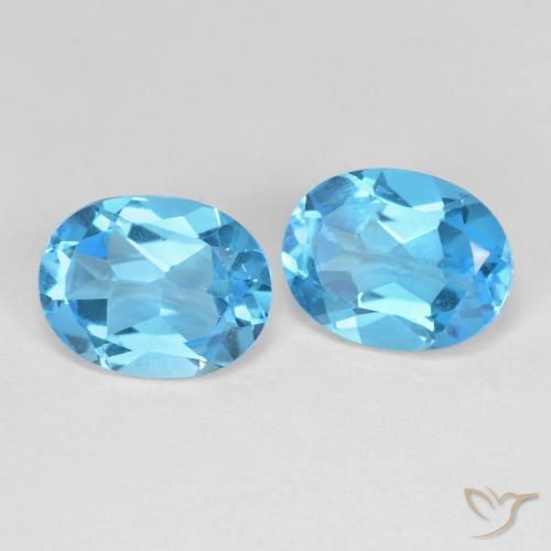 Shop natural 4.28ct Bleu Suisse Topaze gems, ovale, from Brésil at GemSelect. In stock, global shipping!