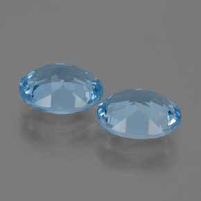 Achetez naturel 6,23ct bleue topaze gems, coupe ovale, en provenance brésil chez gemselect. en stock, livraison internationale!
