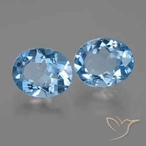 Shop natural 6.04ct Bleu Suisse Topaze gems, ovale, from Brésil at GemSelect. In stock, global shipping!