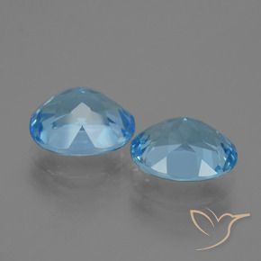 Shop natural 7.13ct Bleu ciel Topaze gems, ovale, from Brésil at GemSelect. In stock, global shipping!