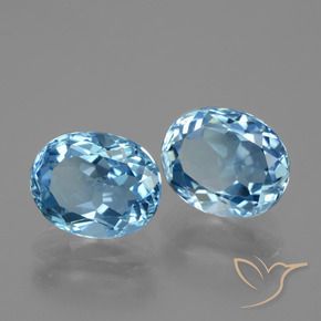 Shop natural 6.92ct Bleu ciel Topaze gems, ovale, from Brésil at GemSelect. In stock, global shipping!