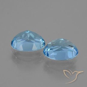 Shop natural 6.92ct Bleu ciel Topaze gems, ovale, from Brésil at GemSelect. In stock, global shipping!