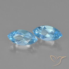 Achetez naturel 2,70ct bleue topaze gems, marquise, en provenance brésil chez gemselect. en stock, livraison internationale!