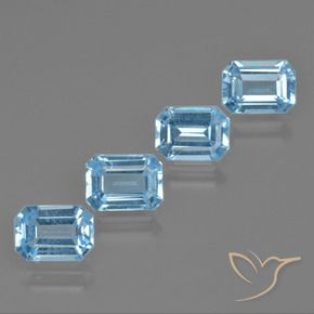 Shop natural 4.71ct Bleu Suisse Topaze gems, Octogone / coupe Émeraude, from Brésil at GemSelect. In stock, global shipping!