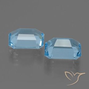 Shop natural 4.98ct Bleu ciel Topaze gems, Octogone / coupe Émeraude, from Brésil at GemSelect. In stock, global shipping!