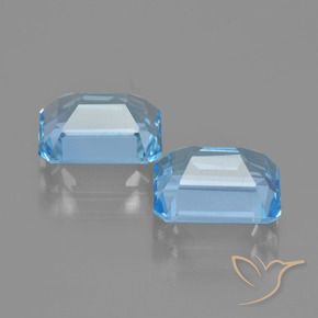 Shop natural 5.72ct Bleu Suisse Topaze gems, Octogone / coupe Émeraude, from Brésil at GemSelect. In stock, global shipping!