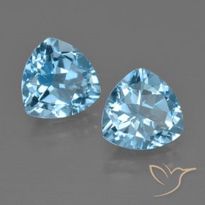 Shop natural 5.65ct Bleu Suisse Topaze gems, Trillion, from Brésil at GemSelect. In stock, global shipping!