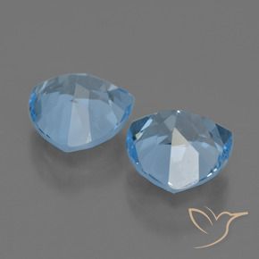 Shop natural 6.56ct Bleu ciel Topaze gems, Trillion, from Brésil at GemSelect. In stock, global shipping!