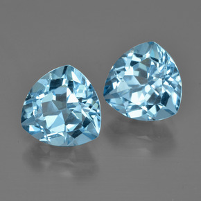 Achetez naturel 6,51ct bleue topaze gems, trillion, en provenance brésil chez gemselect. en stock, livraison internationale!
