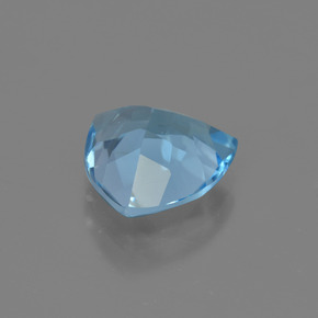 Topaze Bleu ciel naturelle Trillion, 3.44 ct, VVS-VS