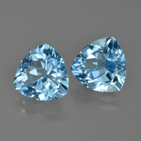 Achetez naturel 7,32ct bleue topaze gems, trillion, en provenance brésil chez gemselect. en stock, livraison internationale!
