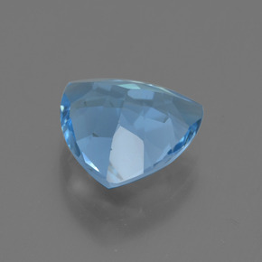 Topaze bleue naturelle trillion, 3,53 ct, VVS-VS
