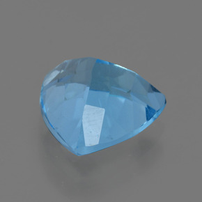 Topaze Bleu Suisse naturelle Trillion, 3.75 ct, VVS-VS